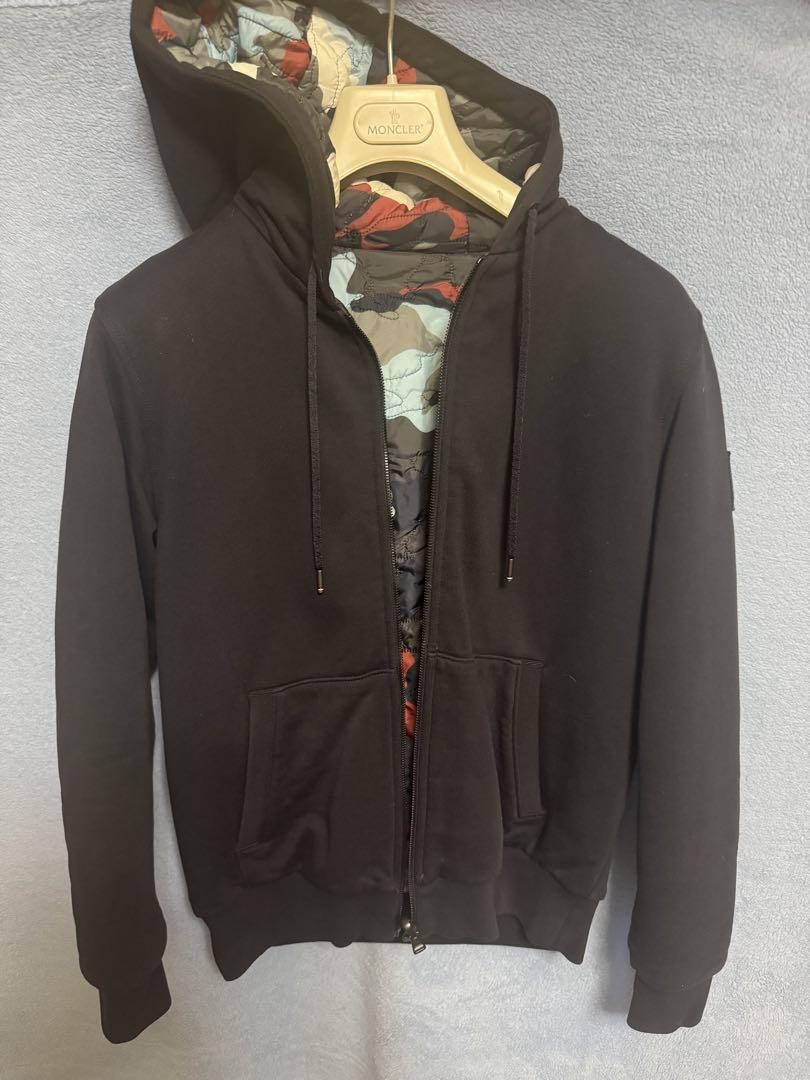 Moncler Gum Blue Reversible Puffer Jacket for Men