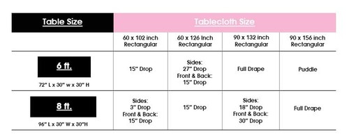 AK Trading 60 x 126 Zoll rechteckige IFR Polyester Tischdecke - - widerstandsfähig, F... - Bild 5 von 7