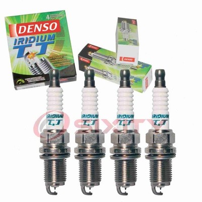 4 pc Denso Iridium TT Spark Plugs for 2002-2016 Mitsubishi Lancer 2.0L 2.4L gz