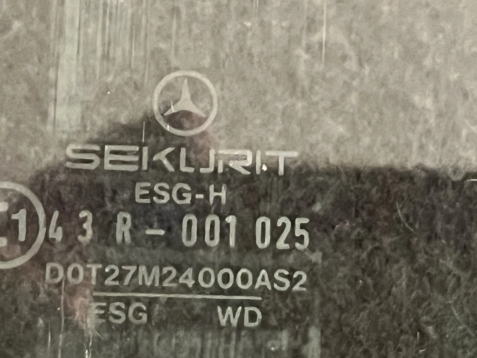 For Mercedes-Benz R107 280SL 380SL 450SL 560SL SLC Driver Window Glass OEM - Imagem 3 de 4