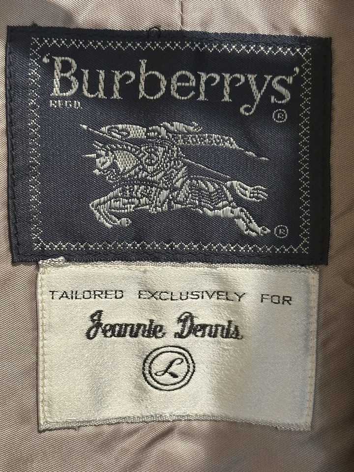 Gabardina Burberry hecha a medida para mujer talla 10-12 Foto 2 de 4