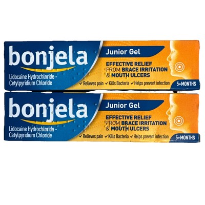Bonjela Junior Gel 15g X Teething Relief Age 5+ Months Sugar