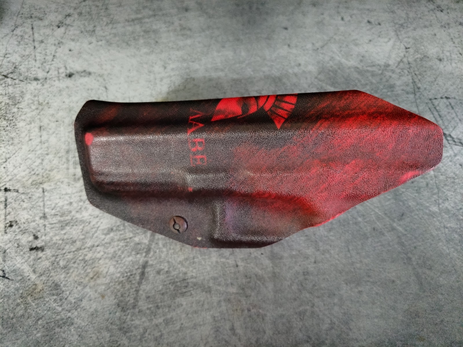 Clearwater Tactical Malon Labe Glock 17 IWB Custom Lvl 1 Kydex Holster Red/Black