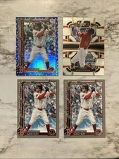 MARCELO MAYER 4 Card RC Lot | 2025 Holiday Glitter, Blue Lights, Panini Select