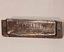 Vintage Hohner Marine Band Full Concert Harmonica, Discovered Mid Century