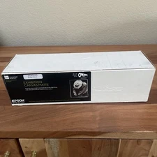 Epson S045255 Exhibition Canvas Matte Archival Inkjet Paper 13"x20' Roll Sealed