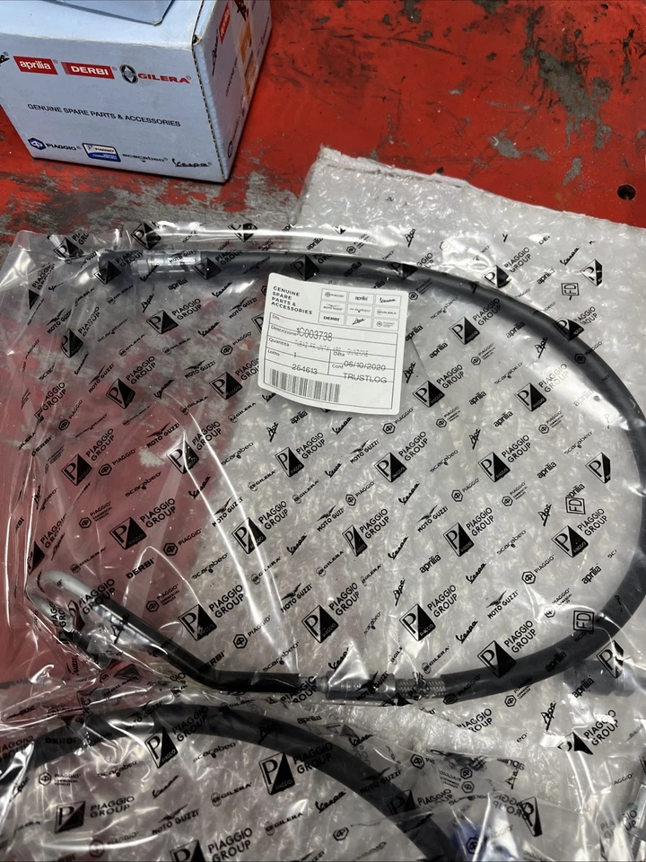 Kit Durites De Frein Origine Piaggio Vespa GTS GTV 1R000511 - Photo 2/4