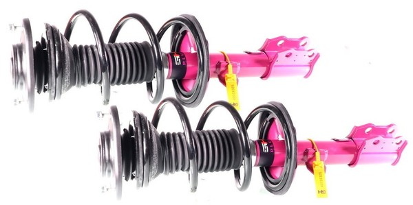 2X Komplett StoßDäMpfer Federbein Satz Vorne FüR Toyota Corolla E12 01- 2.0D-4D-image