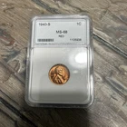 1940 S Lincoln Cent MS-68Red "GEM" NNC #1105938