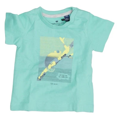 Tom Tailor, T-shirt, Größe: 62, Grün, Baumwolle, Print, Unisex (Kinder) #L06 - Bild 1 von 4