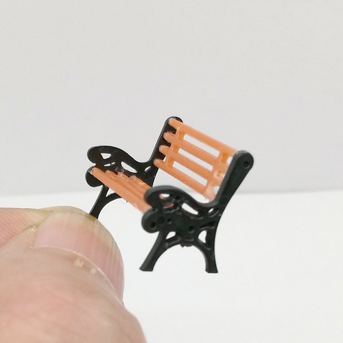 Model Train Model High Quality Plastic Settee Street 12pcs Model Train - Picture 3 of 12