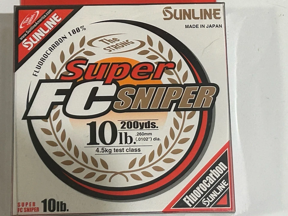 Línea SUNLINE 10lb SUPER FC FRANCOTIRADOR 100% FLUOROCARBONO, 200yds, color claro Foto 2 de 3