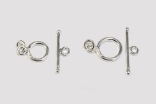 INWARIA Knebel Verschluss 925 SILBER Ø 8/8,5/10 mm Schmuckverschluss, SS138