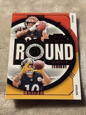 2024 Panini Cont. Round Numbers Red #13 Jermaine Burton/Roman Wilson Steelers