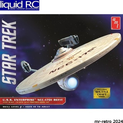 AMT 1080 Star Trek USS Enterprise NCC-1701 Refit 1:537 Scale Model Kit