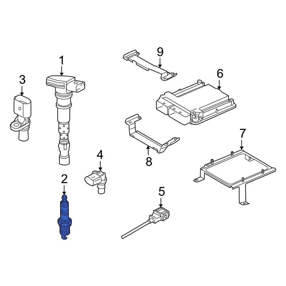 For Audi Q7 2011 Audi 101905631G Spark Plug