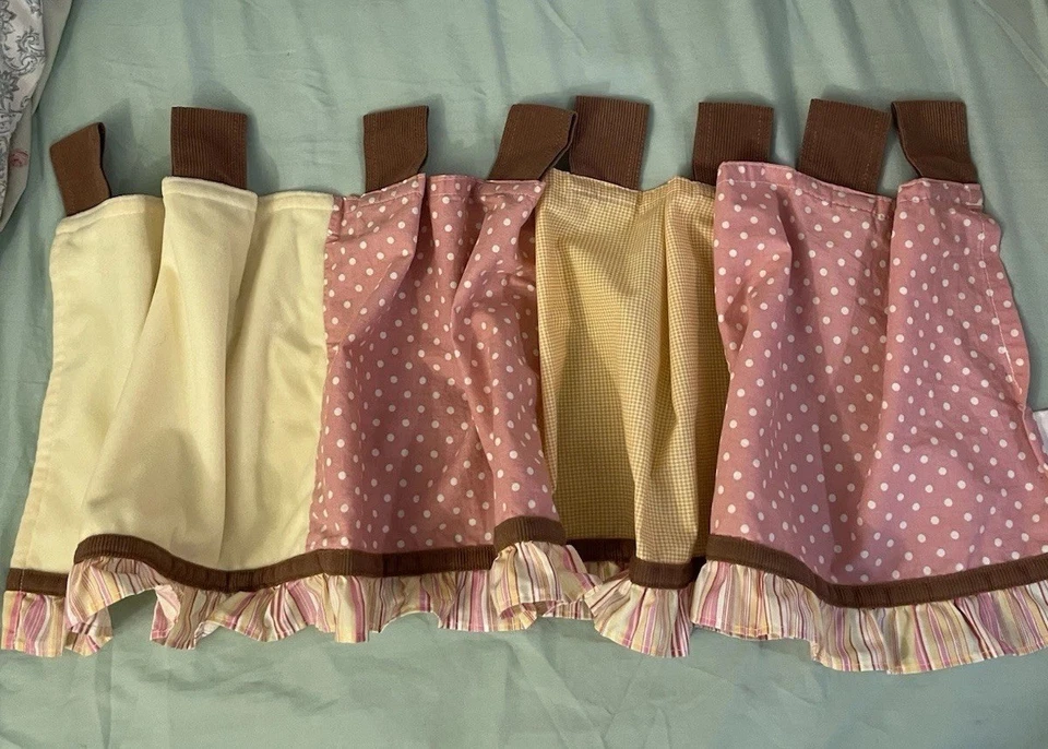 52’’x 14.5’’’Cocalo Cenefa Tab Top Bebé Niña Rosa Marrón Algodón/Poliéster Foto 2 de 4