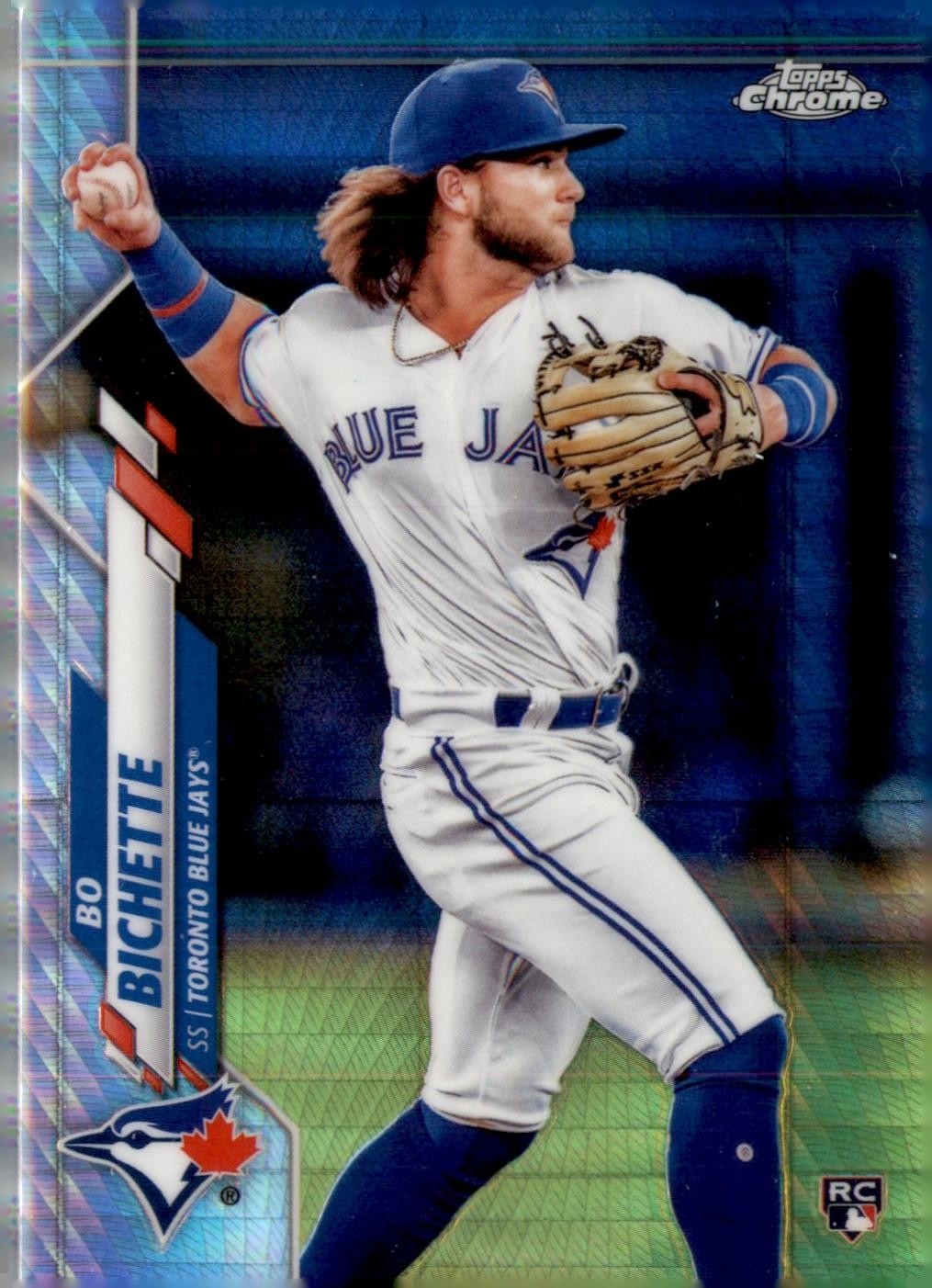2020 Topps Chrome #150 Bo Bichette Prism Refractor