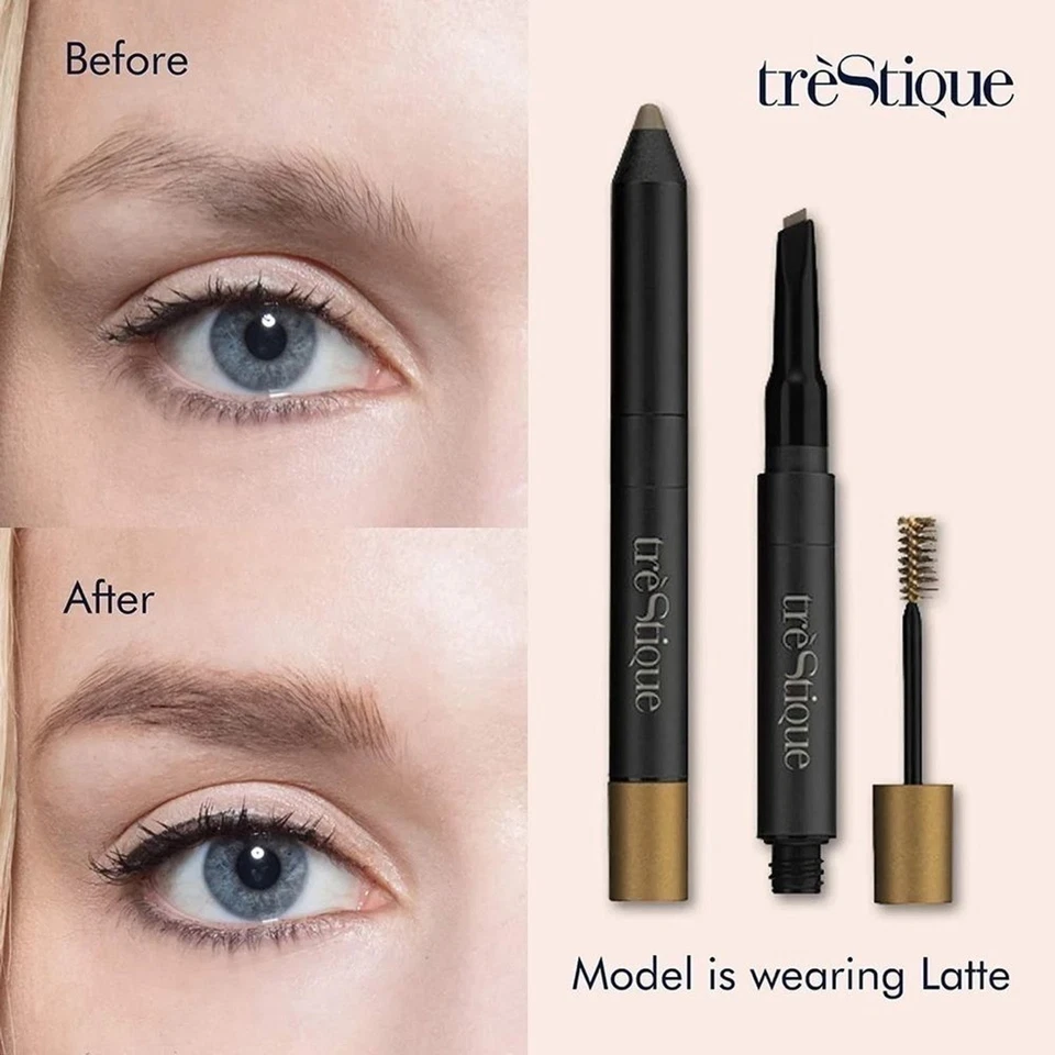 Trestique Refillable Brow Pencil and Gel in Color Americano Light Medium Brown - Image 2 of 4
