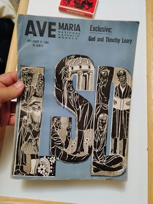 Scarce ~ AVE MARIA 1966 LSD ISSUE TiMOTHY LEARY interview psychedelic
