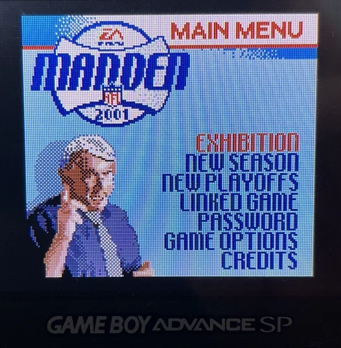 Madden NFL 2001 - Nintendo Game Boy Color, 2000, Authentic - Cartridge Only