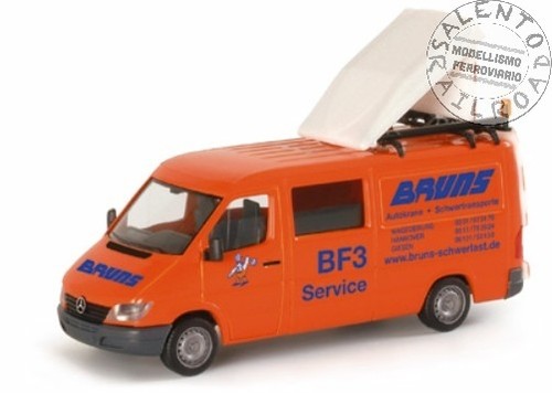 herpa 046879 - H0 1:87 - furgone Mercedes-Benz Sprinter BF3 Service BRUNS | Condition: Nuovo