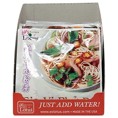 12-Pack Instant Beef Pho Soup Mix - Vietnamese Broth for Quick, Delicious Meals