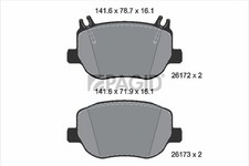 Bremsbelagsatz Scheibenbremse PAGID T4273N für MERCEDES SL R232 AMG GT C192 V223