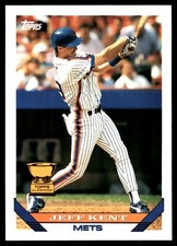 Jeff Kent 1993 Topps #703 New York Mets MLB READ FREE SHIPPING AutographDen