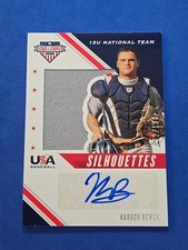 2020 Karson Bowen /199 Auto Patch USA Stars & Stripes #USJ-KB Silhouettes 