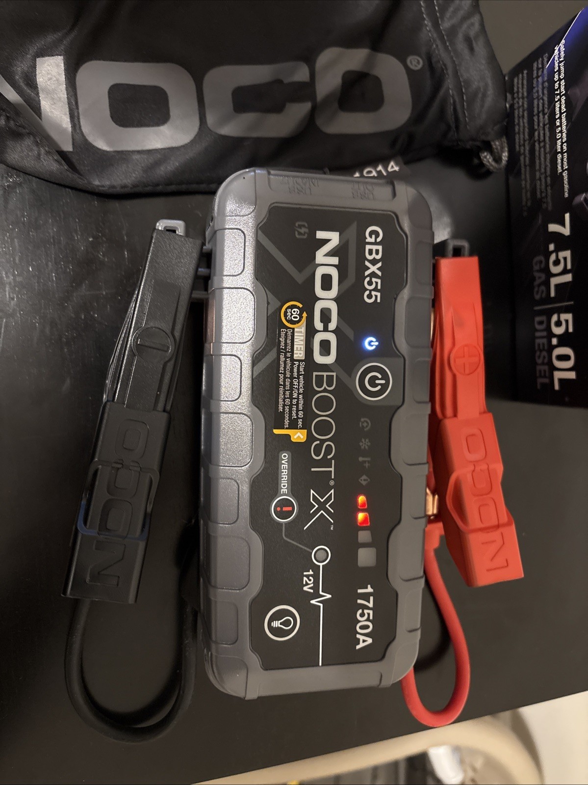 NOCO GBX55 1750A 12V UltraSafe Lithium Jump Starter