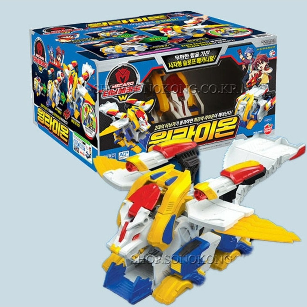 Turning Mecard W WING LION Wing lion Great Transforming Robot Car