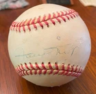 Willie Mays Signed Baseball - Scoreboard COA