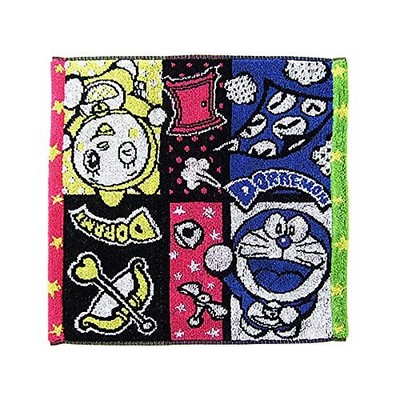 Kusunobashi Monwo Handtuch Waku Waku Pop Art Doraemon Mix ca 34 ×