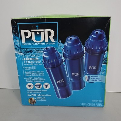 PUR Water Pitcher Replacement Filters CRF-950Z 3 Pack Open Box 