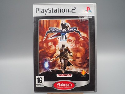 SoulCalibur III PS2 Platinum + Standard 2 CDs Set Fighting Game Bundle