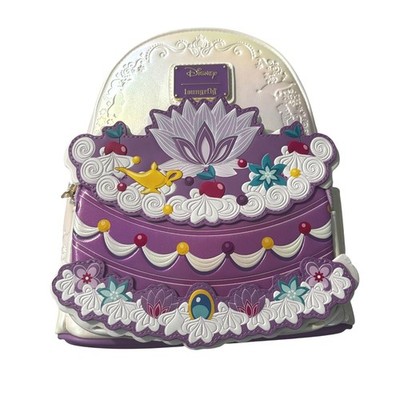 Loungefly Disney Aladdin Jasmine Iridescent Birthday Cake Mini Backpack Princess