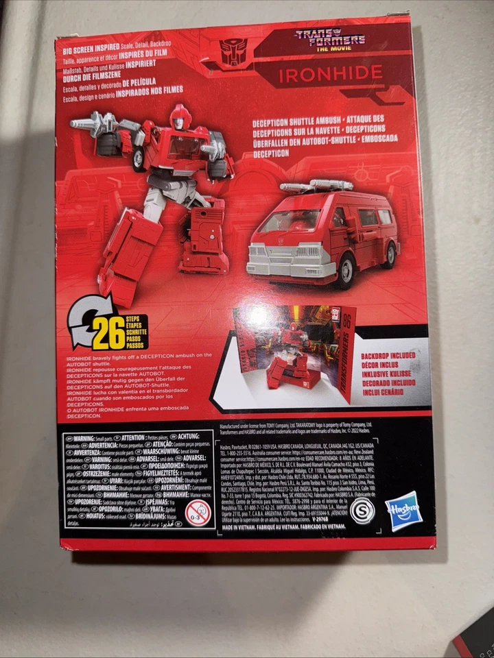 Transformers Studio Series 86-17 Ironhide NIB Damaged Box - Image 4 of 4