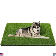 Premium Artificial Grass Mat for Dogs - Potty Training Rug  Outdoor Turf 47"x31