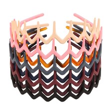 8Pack Zigzag Wave Headbands for Women Teens 90s Trendy Hair Bands