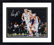 Framed Paige Bueckers Dallas Wings Autographed 8" x 10" Dribbling Photograph
