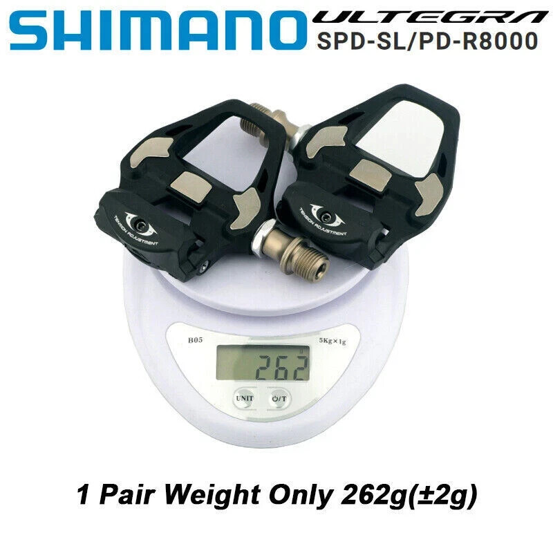 Shimano ULTEGRA PD-R8000 SPD-SL Road Bike Carbon Pedal with