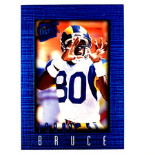 Isaac Bruce 1996 Fleer Ultra Sensations Blue Parallel #88 NFL St. Louis Rams