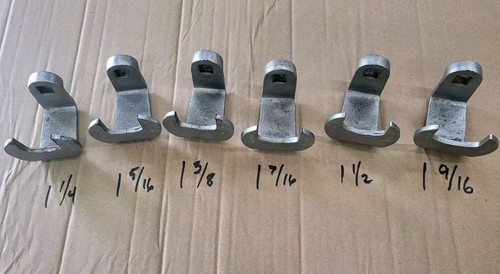 BEAR TOOLS 6PC 1/2" Drive SAE C Shaped Wrench (1-1/4" - 1-9/16") RARE - Bild 1 von 13
