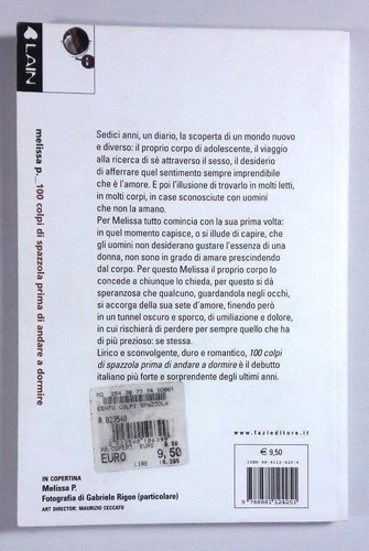 100 COLPI DI SPAZZOLA PRIMA DI ANDARE A DORMIRE Melissa P. FAZI 2003 Prima ediz. - Imagen 2 de 3