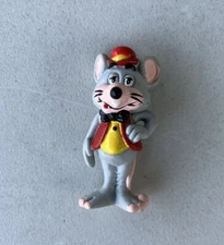 Vintage 1983 Pizza Time Theater Chuck E Cheese 2.5" PVC Figure -- ShowBiz Mouse