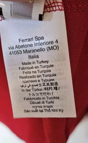 NWT Scuderia Ferrari LADY C-NECK ERGONOMIC OVERSIZE Red Pullover Sweater Sz S - Picture 10 of 12