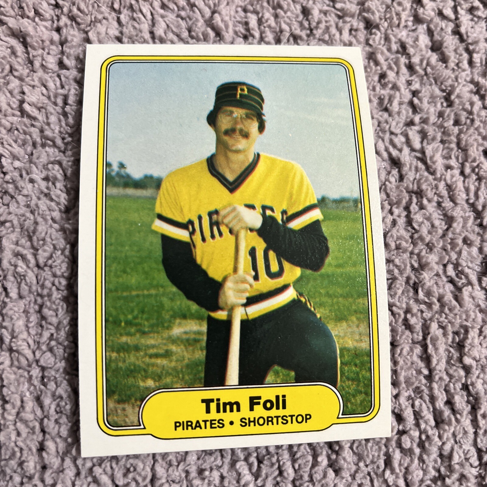 1982 Fleer #482 Tim Foli Pittsburgh Pirates