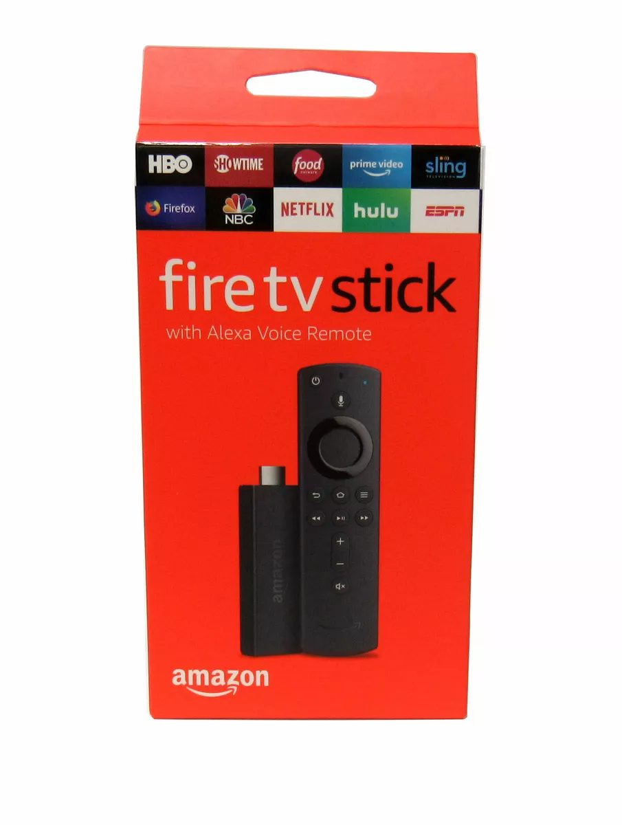 Fire TV Stick Alexa Voice Remote Media Streamer - Black 2019 Version