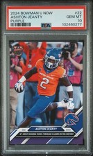 PSA 10 Ashton Jeanty Purple /25 RC Rookie #22 2024 Bowman U Now 102460277